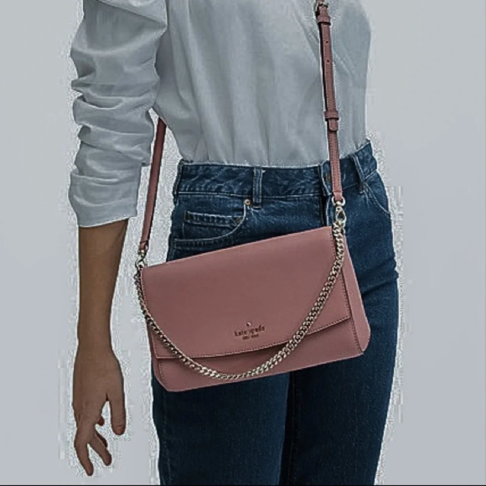 Kate Spade Laurel Way Greer Crossbody - Dusty Peony - Picture 12 of 12